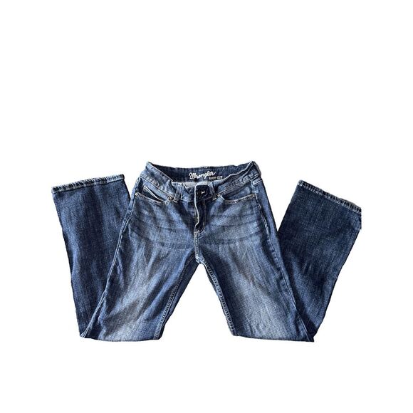 Wrangler Bootcut  Womens 7x32 Distressed Wash‎ - Picture 1 of 5